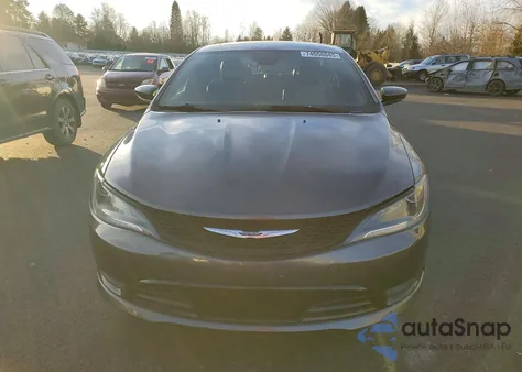 2015 Chrysler 200 S z USA, uszkodzony, nr VIN 1C3CCCBG2FN673565